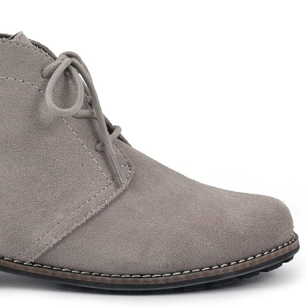 WHITE MOUNTAIN Shoes Auburn Women's Boot, Grey/Leather, 11 M - Picture 2 of 5